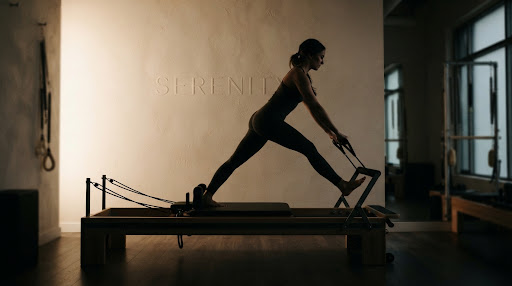 Pilates on a professional reformer